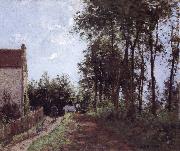 Camille Pissarro The Road near the farm La route pres de la ferme oil painting on canvas